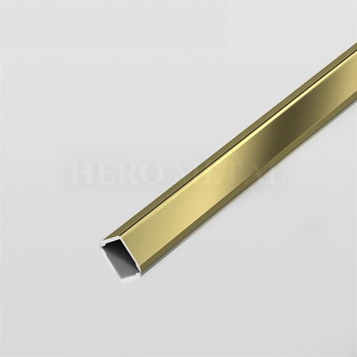Profilé pour structure - Foshan Hero Metal Co.,Ltd.  - en aluminium / en L / pour carrelage