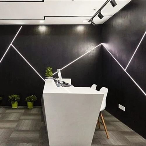 Profil éclairant encastrable - Foshan Hero Metal Co.,Ltd.  - en saillie / à LED / en aluminium