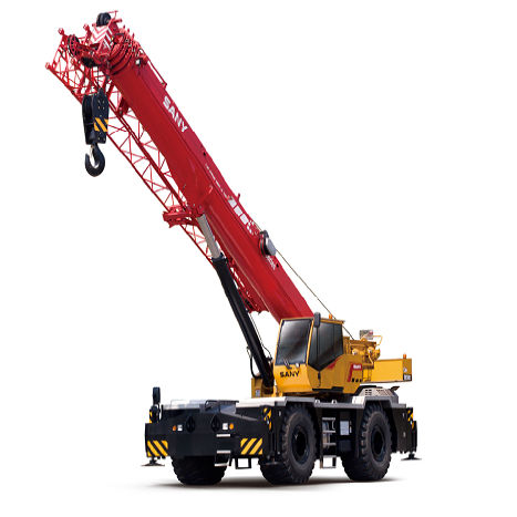 Grue hydraulique - SRC600C - SANY GROUP - à fléchette / fixe / sur pneus