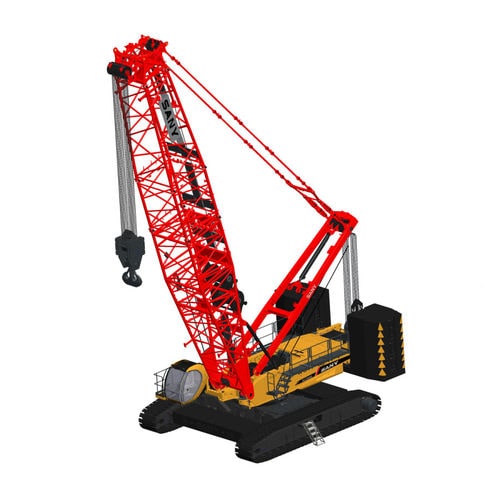 Grue treillis - SCA2600A - SANY GROUP - à flèche / mobile / sur chenilles