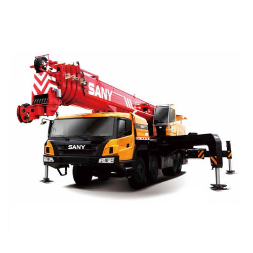 Grue télescopique - STC900T - SANY GROUP - montée sur camion / pour chantier de construction / hydraulique
