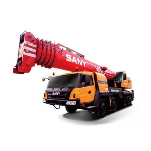 Grue télescopique - STC1000S - SANY GROUP - montée sur camion / de levage / pour chantier de construction