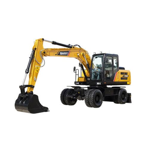Pelle intermédiaire - SY155W - SANY GROUP - sur pneus / pour chantier