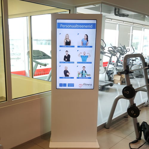 Kiosque interactif multimédia - ML-960 - ML Infokiosks - d'intérieur / au sol / à écran tactile