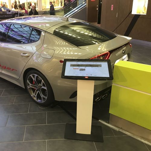 Kiosque interactif en libre service - ML 530 - ML Infokiosks - d'intérieur / au sol / Intel® NUC
