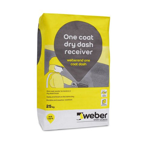 Enduit décoratif - WEBEREND ONE COAT DASH - Weber - de protection / de rebouchage / d'intérieur