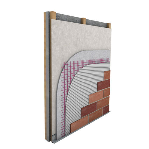 Brique de parement en béton - WEBERWALL EXTERNAL SYSTEM - Weber - pour façade / pour support neuf / lisse