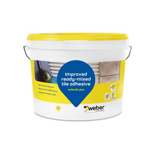 Colle en pâte pour carrelage - WEBERFIX PLUS - Weber - pour cloison