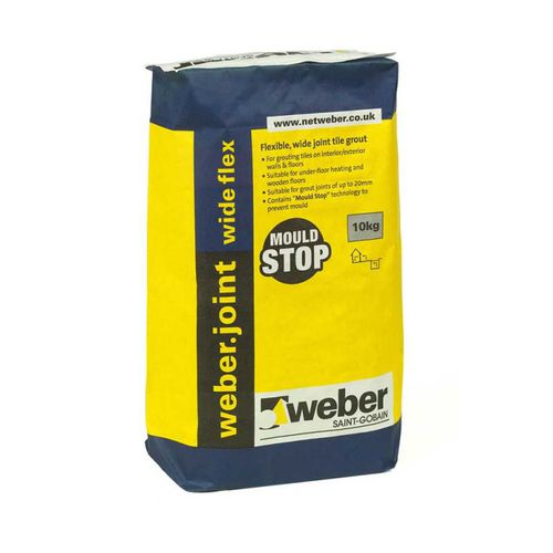 Mortier de jointoiement - WEBERJOINT WIDE FLEX - Weber - de masticage / pour béton / pour maçonnerie