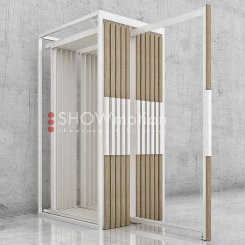 Présentoir à carrelage pour échantillons - FUTURA DELUXE - steor srl - à poser / en tôle / bois