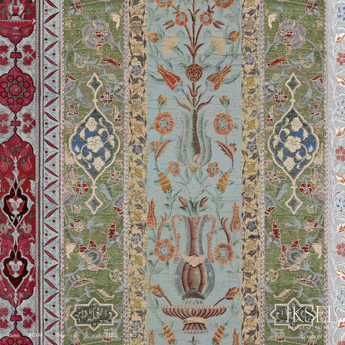 Papier peint contemporain - SC144 Rumi Pop - Iksel Decorative Arts - panoramique / à motif géométrique / à rayures