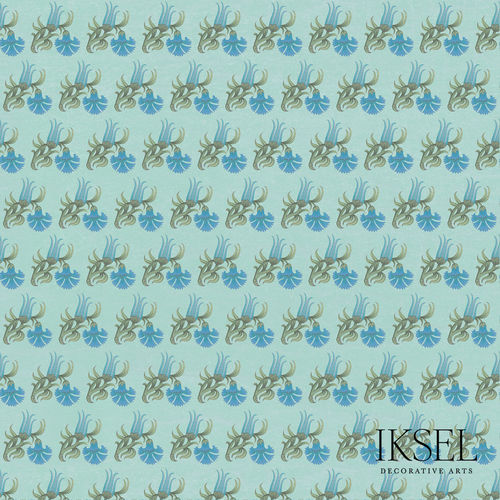 Papier peint contemporain - RW203 Carnation and Tulip - Iksel Decorative Arts - en fibre de verre / en vinyle / à motif nature