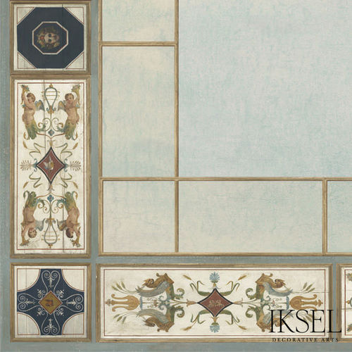 Papier peint contemporain - CE126 Directoire Ceiling I - Iksel Decorative Arts - en fibre de verre / en vinyle / à motif nature