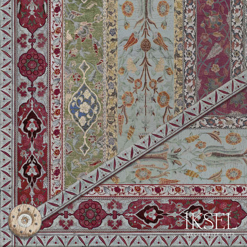 Papier peint contemporain - CE144 Rumi Ceiling Pop - Iksel Decorative Arts - en fibre de verre / en vinyle / à motif floral