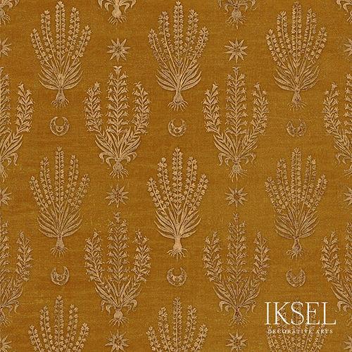 Papier peint contemporain - RW205 Roxelane - Iksel Decorative Arts - en vinyle / en fibre de verre / floral