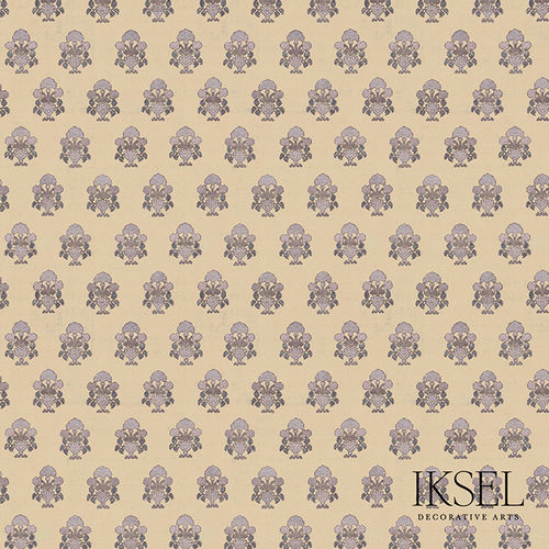 Papier peint contemporain - RW319 Mogul Bouquet - Iksel Decorative Arts - en vinyle / en fibre de verre / à motif nature