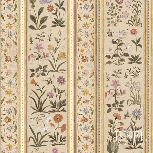 Papier peint contemporain - RW924 Shalimar Stripe - Iksel Decorative Arts - en vinyle / en fibre de verre / à motif nature