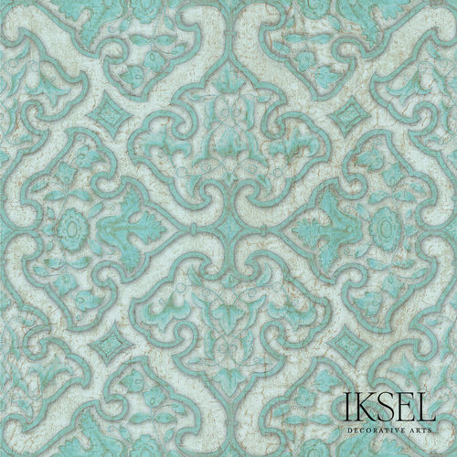 Papier peint contemporain - RW529 Saadi - Iksel Decorative Arts - en vinyle / en fibre de verre / à motif nature
