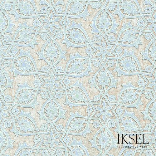 Papier peint contemporain - RW532 Tashkent - Iksel Decorative Arts - en vinyle / en fibre de verre / à motif nature