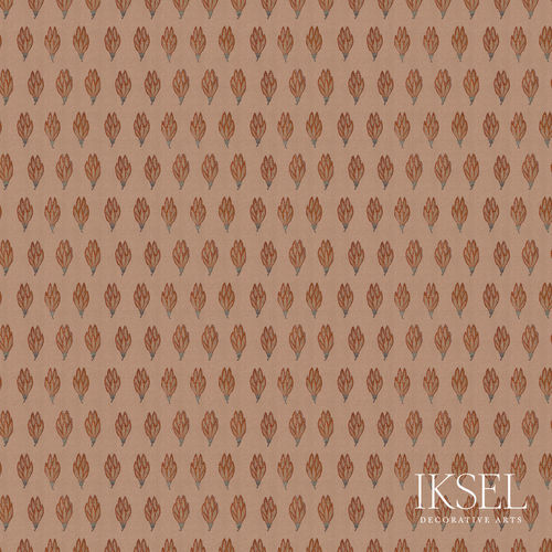Papier peint contemporain - RW540 Persian Tulips - Iksel Decorative Arts - en vinyle / en fibre de verre / à motif nature