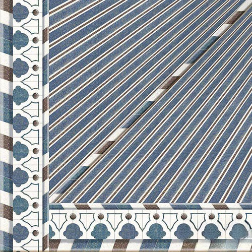 Papier peint contemporain - CE112 KUBILAI'S TENT DEEP X-CEILING - Iksel Decorative Arts - en vinyle / en fibre de verre / à motif géométrique
