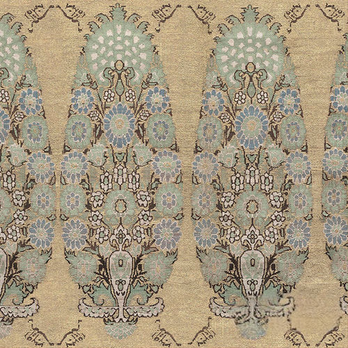 Papier peint contemporain - RW904 SAFAVID BOUQUET - Iksel Decorative Arts - en vinyle / en fibre de verre / à motif nature