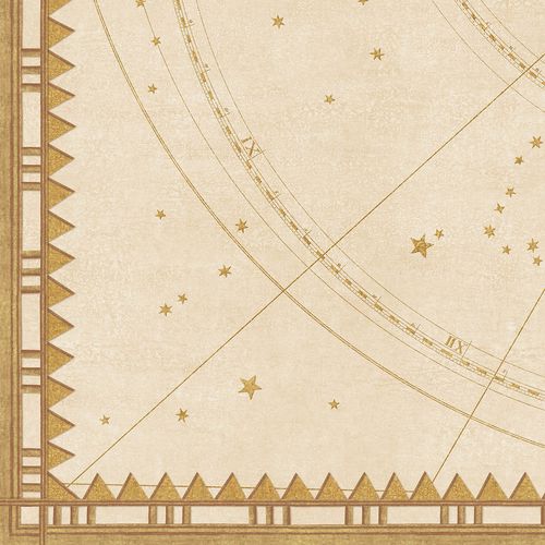Papier peint contemporain - CELESTIAL ORBS CEILING CE166 - Iksel Decorative Arts - en fibre de verre / en vinyle / à rayures