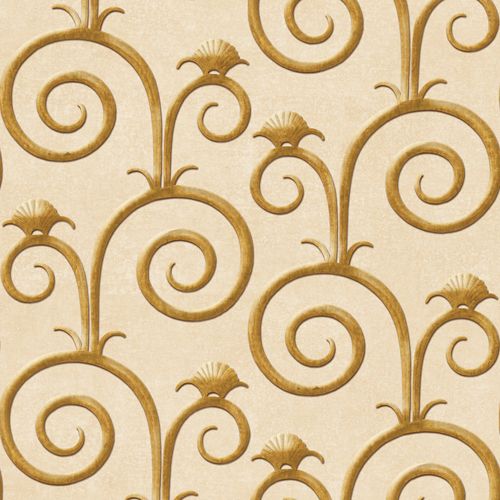 Papier peint contemporain - DECO SPIRALS LARGE RW446 - Iksel Decorative Arts - en fibre de verre / en vinyle / motif Art déco
