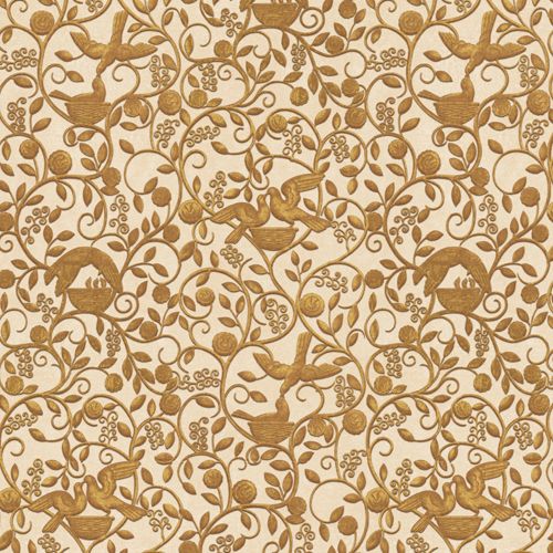 Papier peint contemporain - DECO DOVES RW444 - Iksel Decorative Arts - en fibre de verre / en vinyle / motif animal