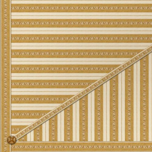 Papier peint contemporain - SAFAVID WIDE STRIPE CEILING CE929 - Iksel Decorative Arts - en vinyle / à rayures / jaune