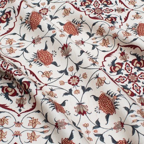 Tissu d'ameublement - SHAH JAHAN RF312 - Iksel Decorative Arts - pour rideaux / à motif / en coton