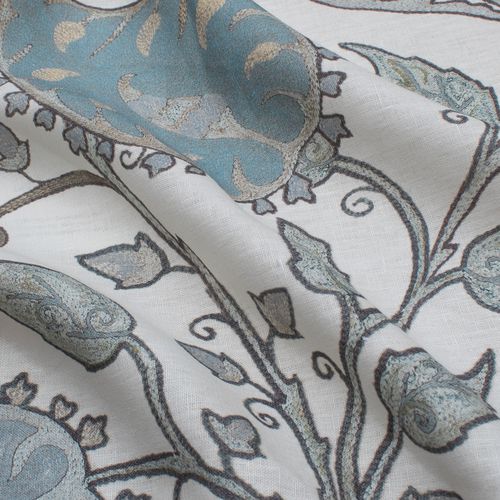 Tissu d'ameublement - SUZANI PAISLEY RF502 - Iksel Decorative Arts - pour rideaux / pour la décoration intérieure / à motif