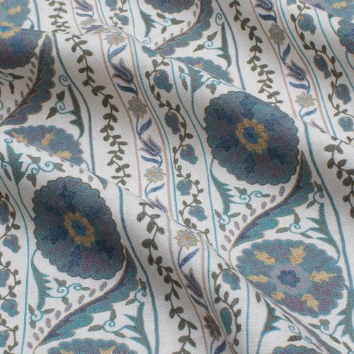 Tissu d'ameublement - SUZANI BORDERS RF504 - Iksel Decorative Arts - pour rideaux / pour la décoration intérieure / à motif