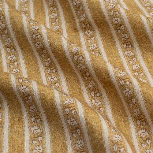 Tissu d'ameublement - SAFAVID GOLDEN STRIPE RF928 - Iksel Decorative Arts - pour rideaux / mural / à motif floral