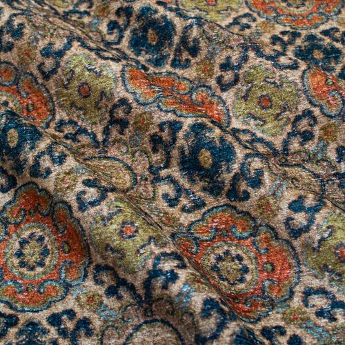 Tissu d'ameublement - MANCHU MEDALLIONS RF910 - Iksel Decorative Arts - pour rideaux / pour la décoration intérieure / à motif géométrique