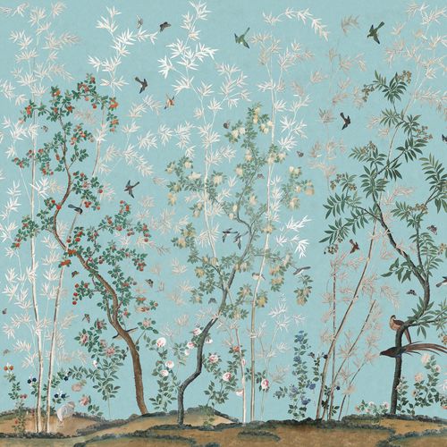 Tissu d'ameublement - EASTERN EDEN RF721 - Iksel Decorative Arts - pour rideaux / pour la décoration intérieure / à motif nature