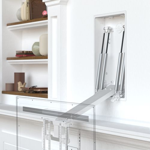 Support TV mural contemporain - Out of sight mounting solutions  - pivotant / rétractable / en métal