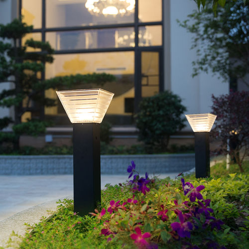 Borne d'éclairage de jardin - LOREA - Innovations On Line Products - urbaine / contemporaine / en acier inoxydable