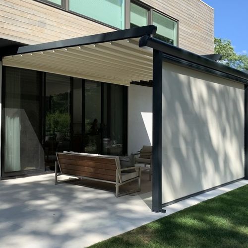 Pergola autoportée - ELEGANT - SCHILDR Inc - adossée / suspendue / en aluminium
