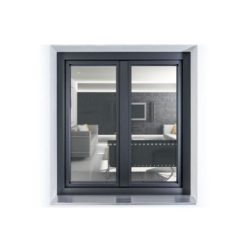 Fenêtre en PVC - VitraQ - oscillo-battante / à double vitrage / 3 vantaux
