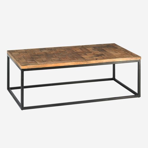 Table basse contemporaine - SHANGRI - CAMINO A CASA - en bois / avec piètement en métal peint / rectangulaire