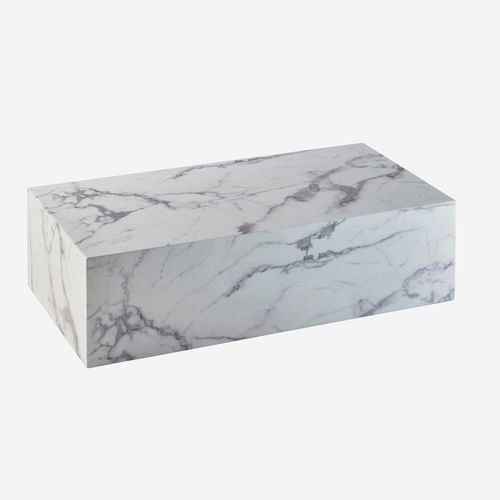 Table basse contemporaine - CORE - CAMINO A CASA - en marbre / avec piètement en marbre / rectangulaire