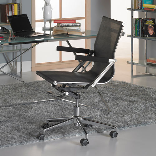 Chaise de bureau contemporaine - ZETA - CAMINO A CASA - d'intérieur / en résille / en simili cuir