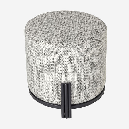 Pouf contemporain - JOY - CAMINO A CASA - en tissu / en fer / rond