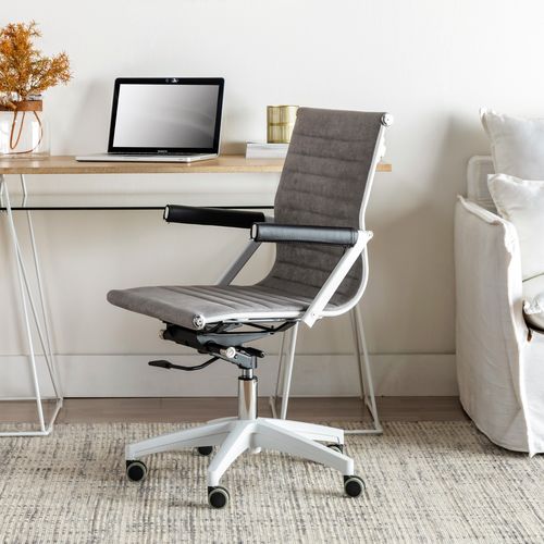 Chaise de bureau contemporaine - ZETA - CAMINO A CASA - d'intérieur / en tissu / avec piètement en métal