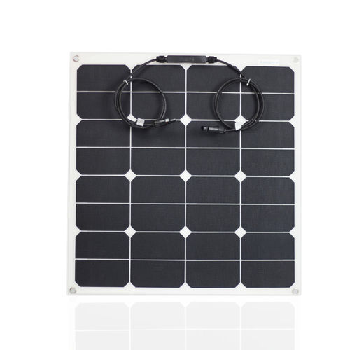 Panneau solaire photovoltaïque plan - EGO S50W - SHENZHEN AHONY POWER CO.,LTD - flexible / noir