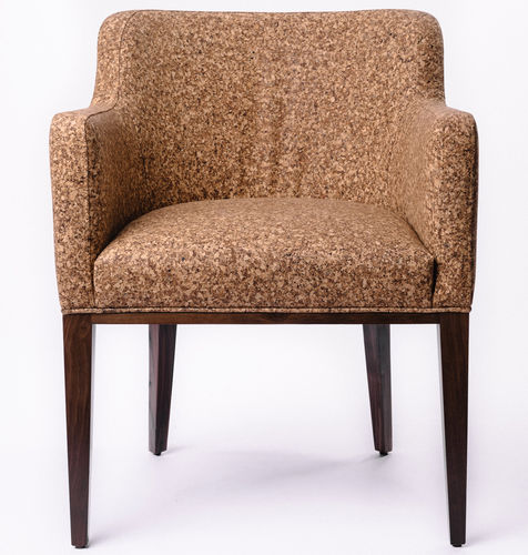 Chaise contemporaine - ECO - CREATIVE-CORK - d'intérieur / en liège / avec piètement en bois