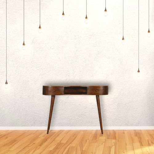 Meuble secrétaire contemporain - WAVE  - Artisan Furniture - en bois massif / avec rangement intégré / 2 tiroirs