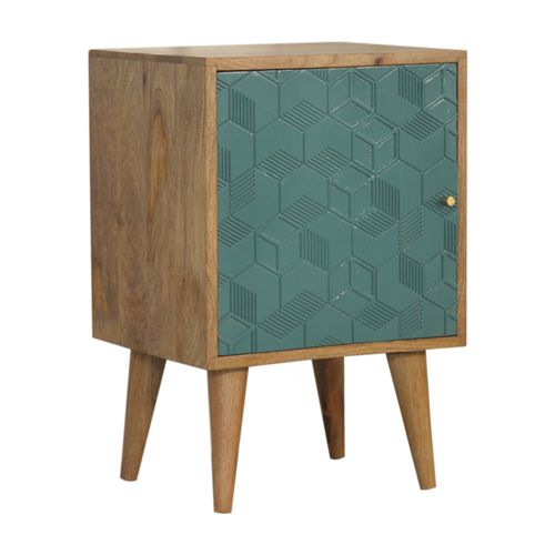 Table de chevet de style scandinave - ACADIA - Artisan Furniture - en bois massif / avec piètement en bois massif / rectangulaire