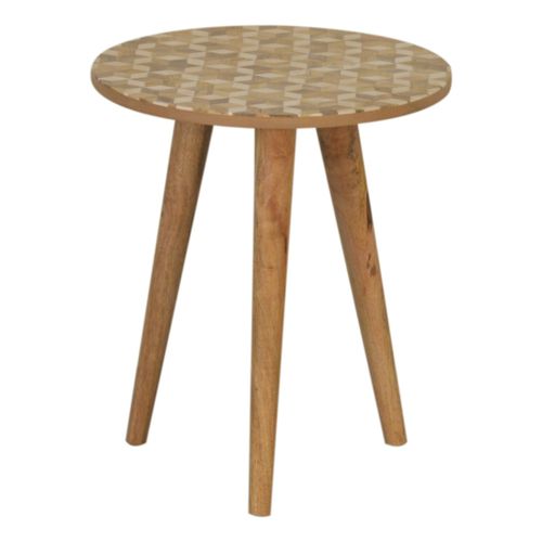 Table d'appoint design scandinave - MAINE  - Artisan Furniture - en bois massif / en résine / avec piètement en bois massif